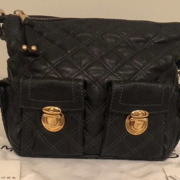 Marc Jacobs Vintage Black Quilted Leather Handbag - Picture 4 of 7